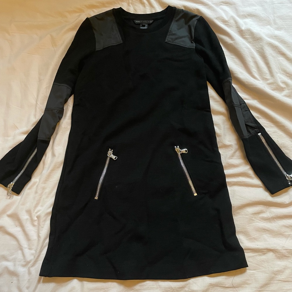Marc by Marc Jacobs wool zippered sweater dress